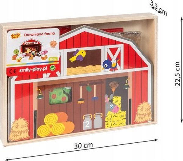 Smily Play Farma drewniany domek SmilyPlay SPW84946 49467
