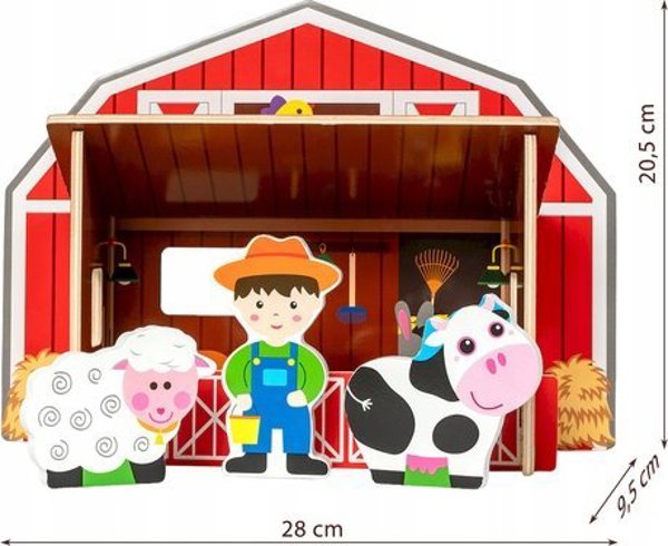 Smily Play Farma drewniany domek SmilyPlay SPW84946 49467