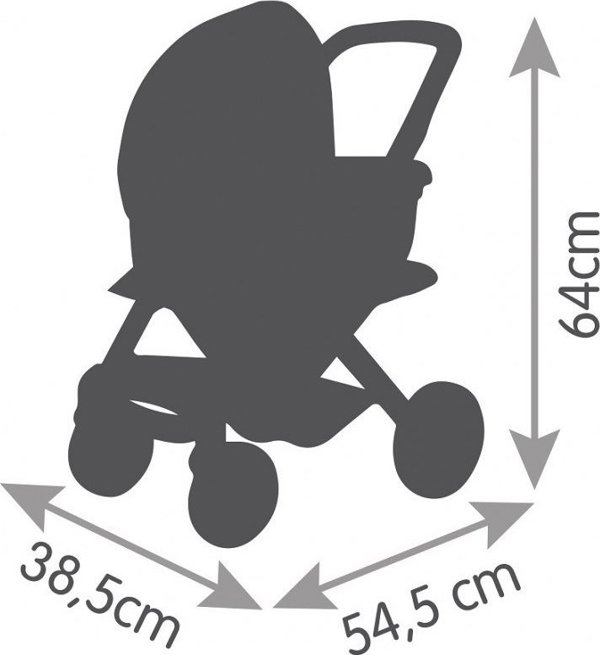 Καρότσι κούκλας Smoby Maxi Cosi Quinny 3 σε 1