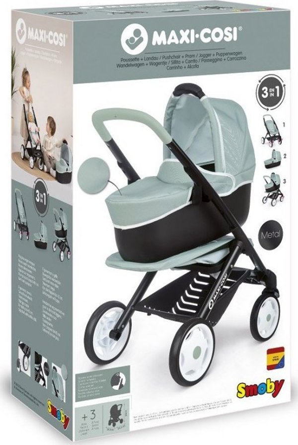 Καρότσι κούκλας Smoby Maxi Cosi Quinny 3 σε 1