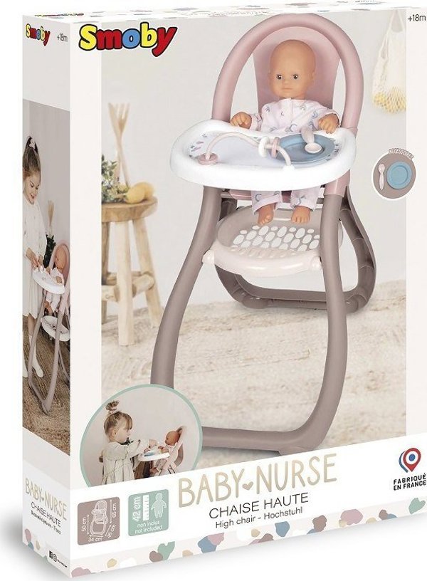Καρεκλάκι Φαγητού για Κούκλες Smoby Baby Nurse