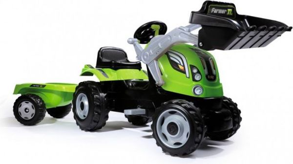 Smoby Τρακτέρ Farmer Max με ρυμουλκούμενο - GXP-606069