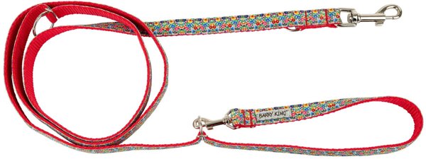 Pets Collection Λουρί Για Σκύλο Folk, Ρυθμιζόμενο, Κόκκινο, 25mm/220cm