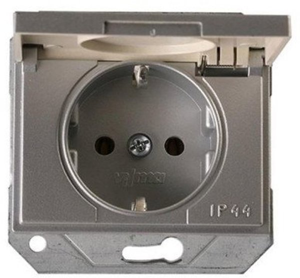 Πρίζα Σούκο Vilma XP500 IP44 Με Προστασία Υγρασίας, Λευκή