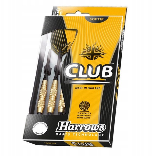 Softip darts HARROWS CLUB BRASS 3x18gK