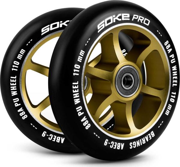 Soke Σετ 2 Χρυσών Ρόδων Scooter 110mm