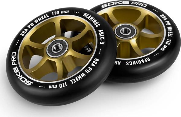 Soke Σετ 2 Χρυσών Ρόδων Scooter 110mm