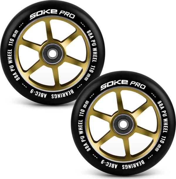Soke Σετ 2 Χρυσών Ρόδων Scooter 110mm