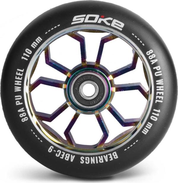 Soke Τροχοί για πατίνι 110 mm Rainbow 2 τεμ.