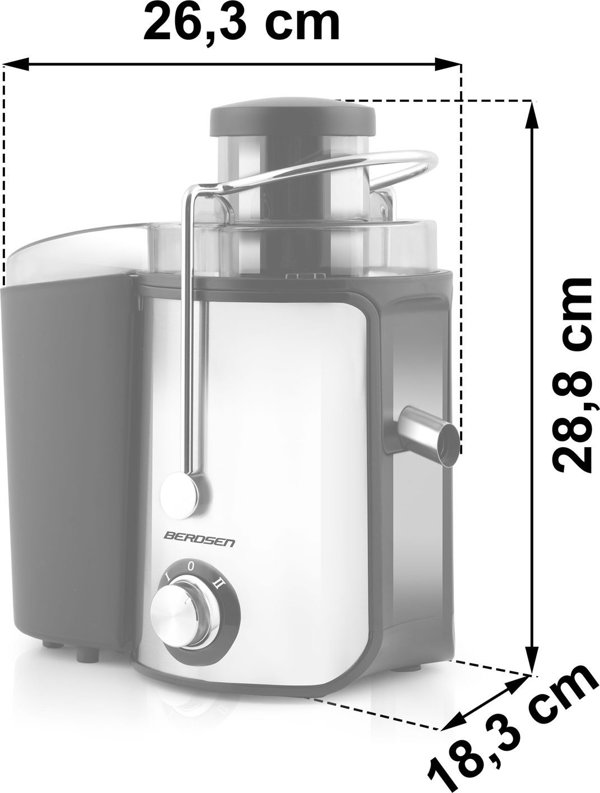 Αποχυμωτής Berdsen Αποχυμωτής 600W BD-750 Berdsen μαύρη