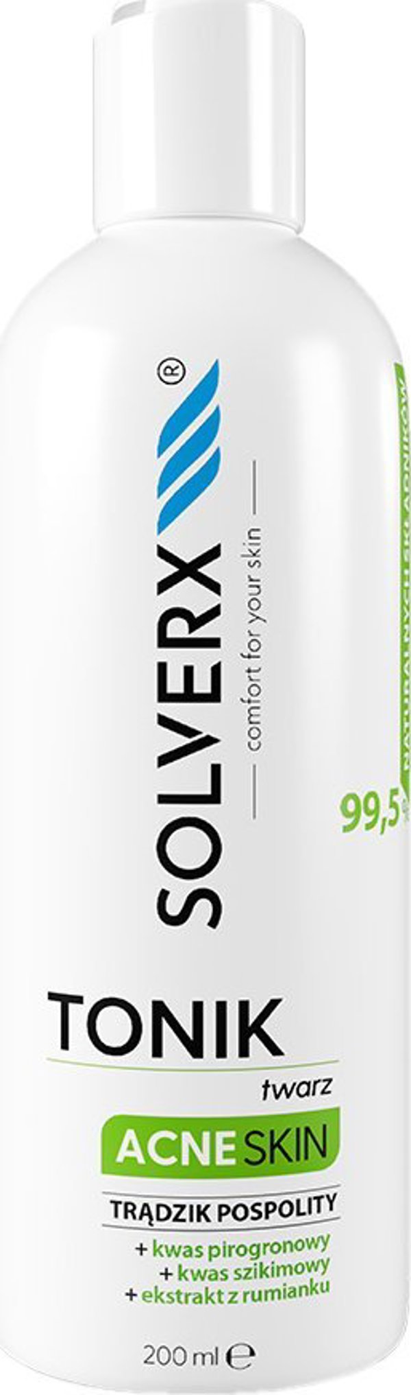 Solverx Τονωτική Λοσιόν Προσώπου για Ακνεϊκό Δέρμα 200 ml