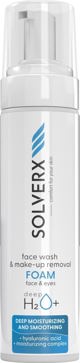 Solverx Deep H2O+ Αφρός καθαρισμού προσώπου και ντεμακιγιάζ βαθιάς ενυδάτωσης 200ml 13986751 5905923682720
