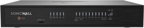 SonicWall TZ580 Next-Gen Firewall, Gen 8, Υψηλή Διαθεσιμότητα, 10GbE, 2.5GbE, 5GbE, Desktop