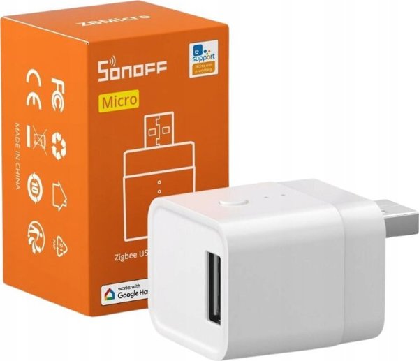 Sonoff Έξυπνος προσαρμογέας, διακόπτης USB ZigBee SONOFF ZBMicro (μέγιστο 36W)