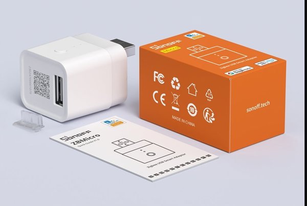 Sonoff Έξυπνος προσαρμογέας, διακόπτης USB ZigBee SONOFF ZBMicro (μέγιστο 36W)