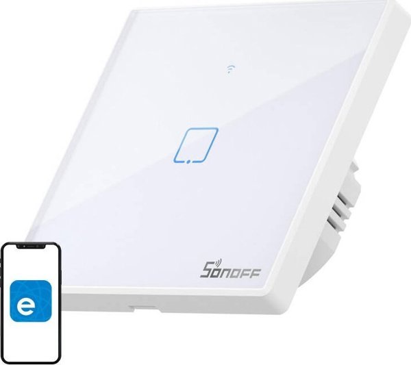 Sonoff Διακόπτης αφής WiFi + RF 433 Sonoff T2 TX (1-καναλιού) νέα έκδοση