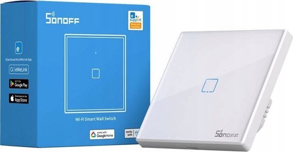 Sonoff Διακόπτης αφής WiFi + RF 433 Sonoff T2 TX (1-καναλιού) νέα έκδοση