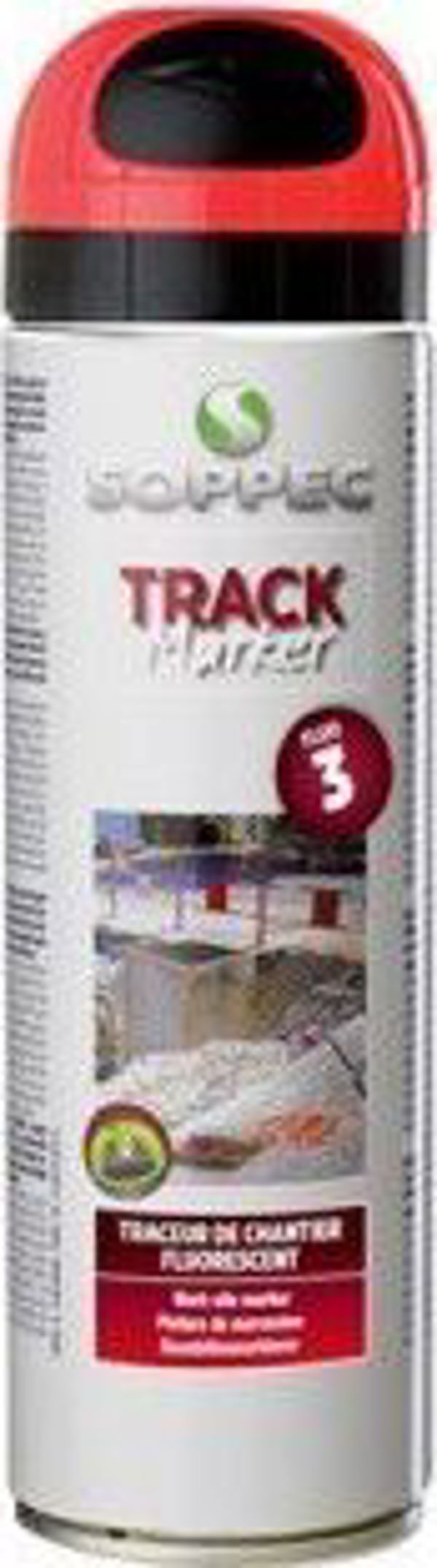 Σπρέι βαφής γεωδαιτικής σήμανσης Track Marker Κόκκινο 500 ml