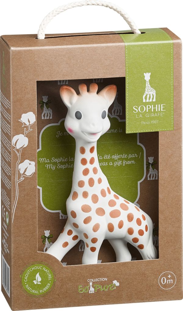 Καμηλοπάρδαλη Sophie σε κουτί SoPure Sophie La Giraffe