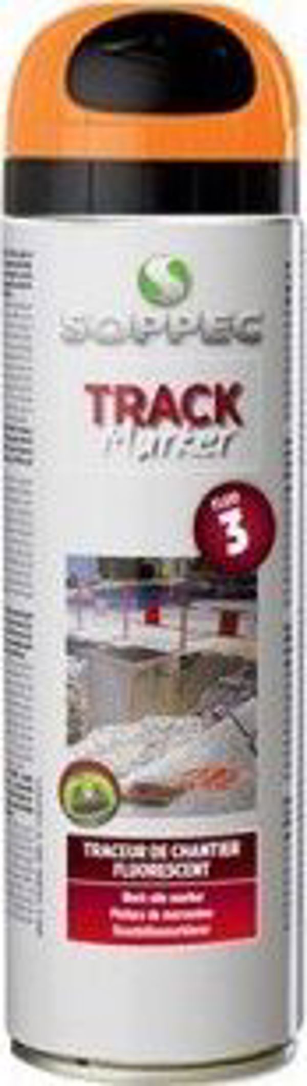 Σπρέι χρώματος γεωδαισίας Soppec Track Marker Πορτοκαλί 500 ml
