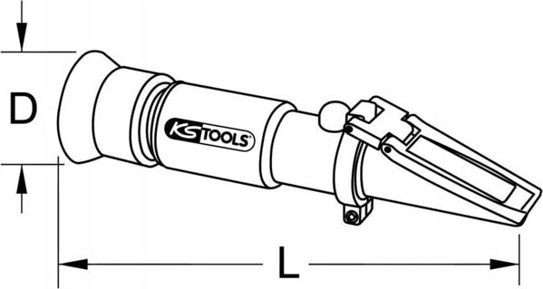 Διαθλασίμετρο οπτικών Sourcing KS TOOLS
