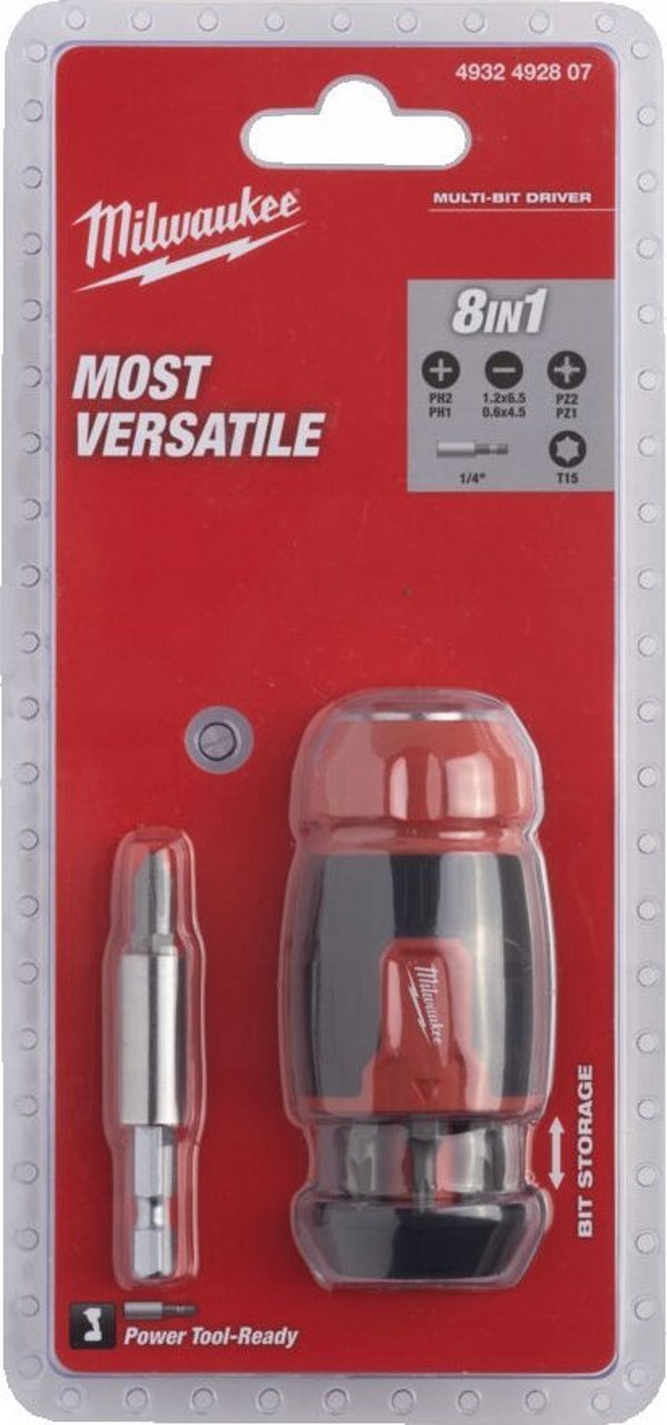 Sourcing MILWAUKEE UNIVERSAL RATCHET SCREWDRIVER 8in1...