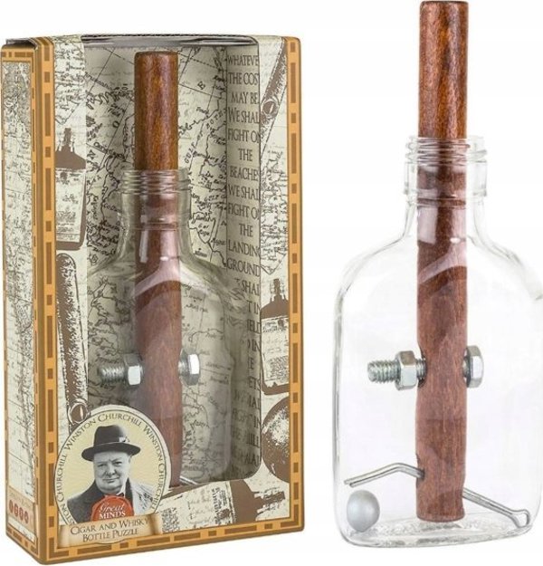 Sourcing GREAT MINDS CHURCHILLS WHISKY BOTTLE