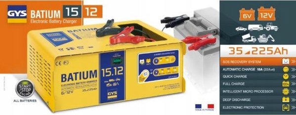 Φορτιστής μπαταρίας Sourcing Electronic GYS Batium 15/12