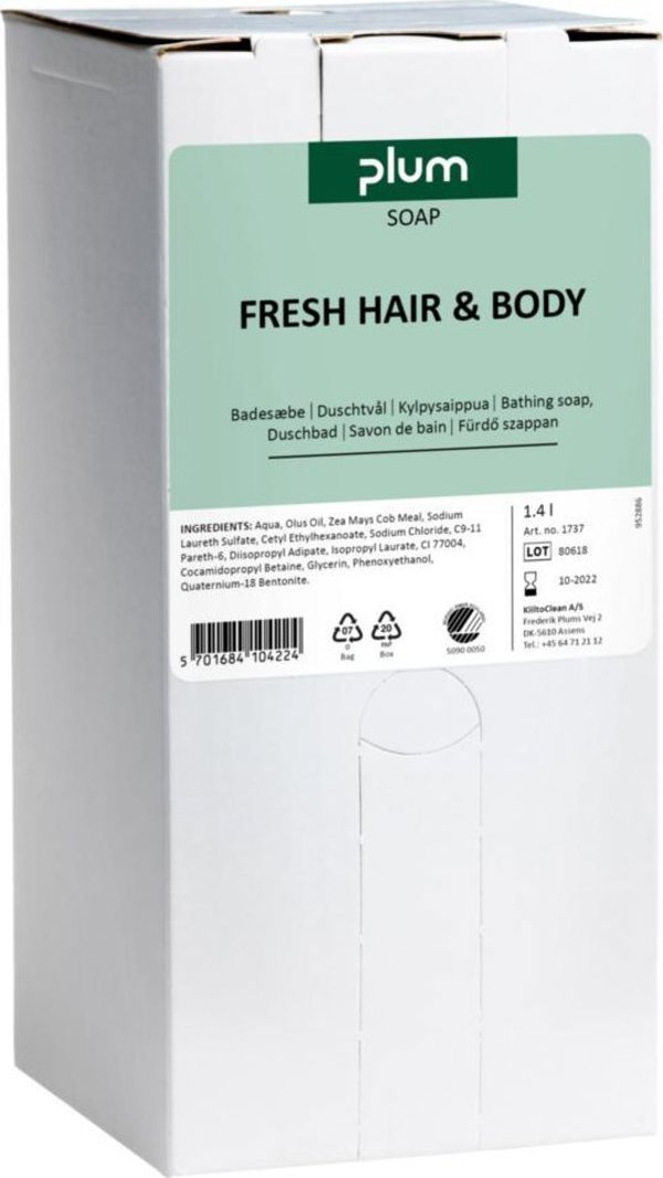 Sourcing Shampoo PLUM Fresh Hair and Body