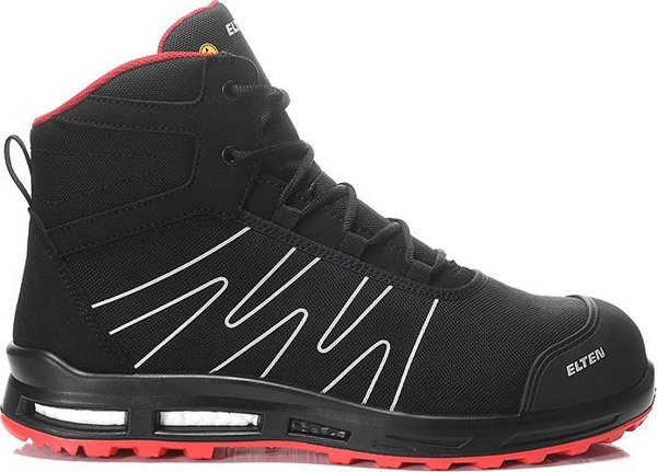 Sourcing Boots ELTEN ENNO XXT Pro Mid ESD S3S, black/red 44