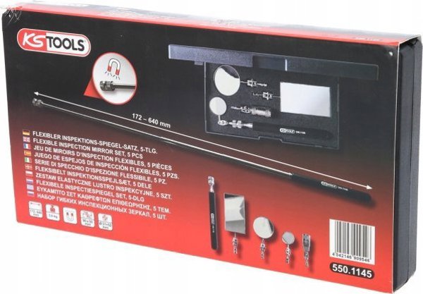Σετ καθρεφτών 5 τεμαχίων Sourcing KS TOOLS