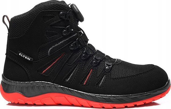 Sourcing Shoes ELTEN Maddox Boa Mid ESD S3 SRC, black/red 46