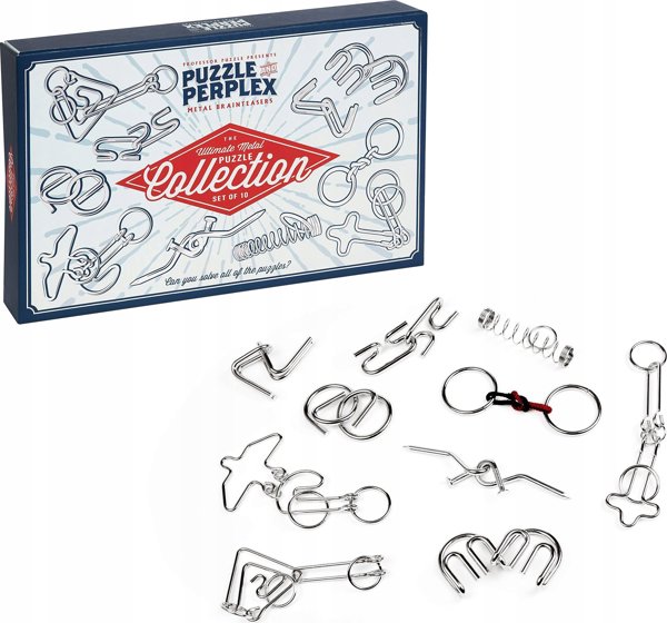 Sourcing PUZZLE AND PERPLEXSET OF 10 METAL PUZZ