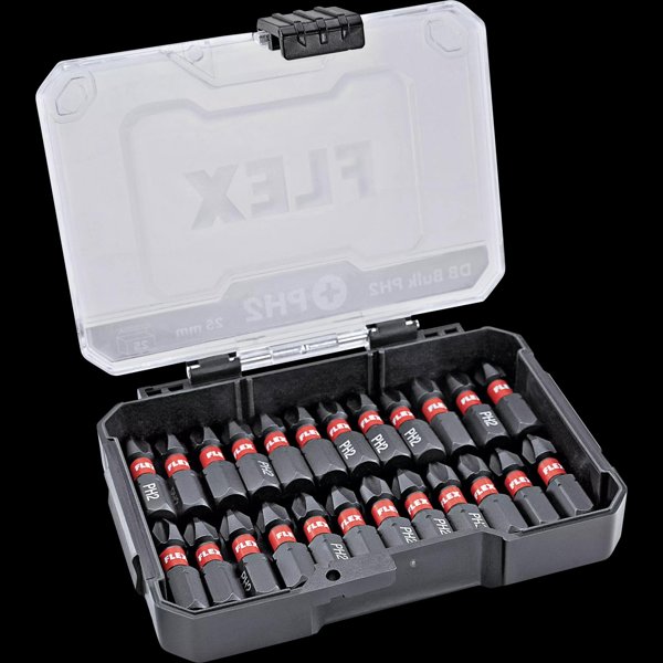 Σετ 25 τεμαχίων με μύτες κρούσης FLEX DB PH2 Sourcing