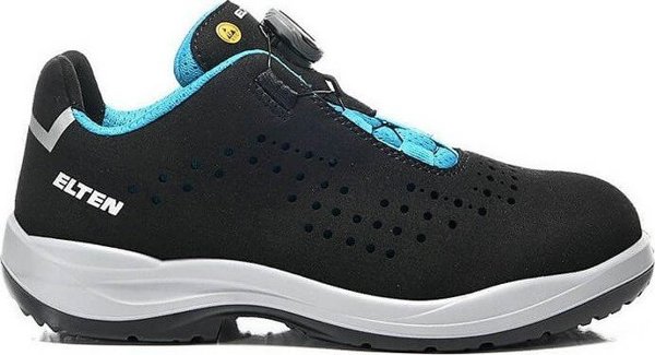 Sourcing Γυναικεία παπούτσια ELTEN Impulse Lady Boa Aqua Low ESD S1P, μαύρο 40