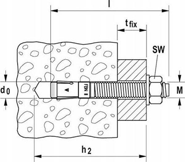 Sourcing Anchor bolt FBN II 16/80 16x200 mm