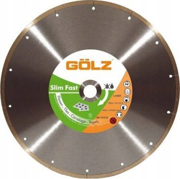Δίσκος διαμαντιού για κεραμικά Sourcing GOLZ SlimFast O125x22,2mm