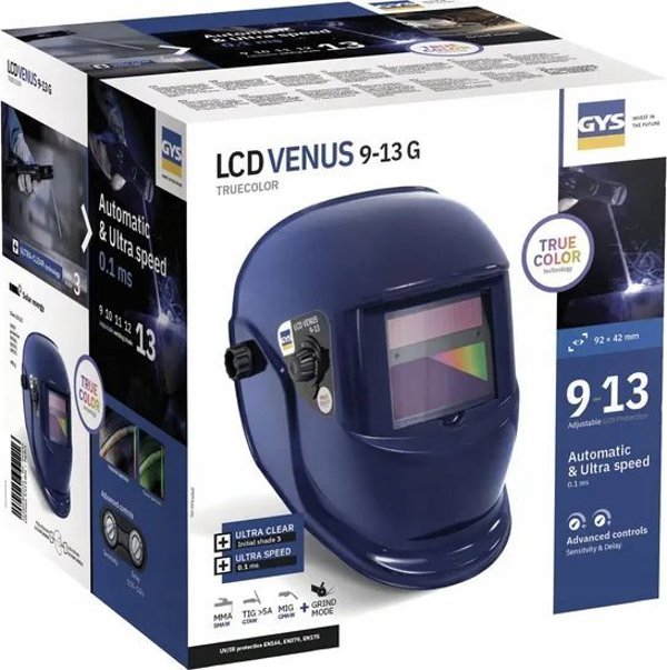 Μάσκα συγκόλλησης Sourcing GYS Venus 9/13G True color