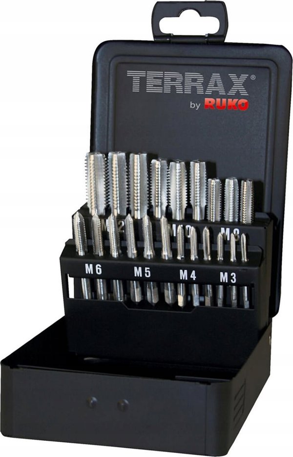 Σετ χειροκίνητων κολαούζων Sourcing RUKO M3-M12 Terrax HSS