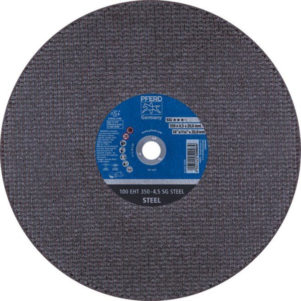 Δίσκος κοπής μετάλλου Sourcing PFERD 100 EHT350-4.5 SG STEEL/20