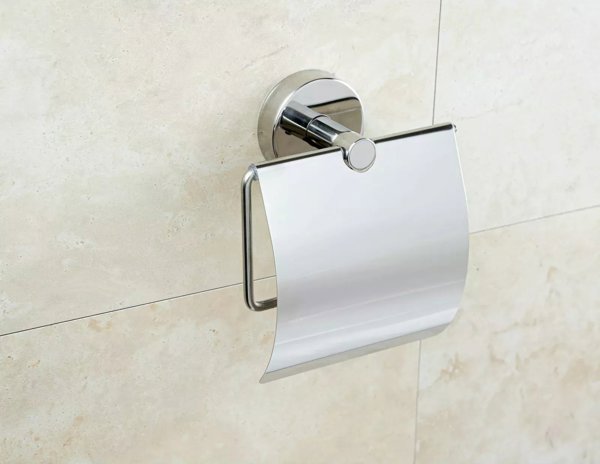 Sourcing Θήκη για χαρτί υγείας Kapitan UNO 14 03, χρώμιο
