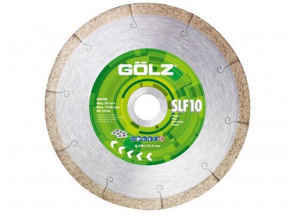 Δίσκος διαμαντιών για κεραμικά GOLZ SLF10 O125x22,2mm Sourcing