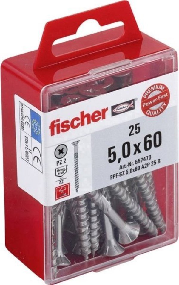 Sourcing Βίδα Medsraig. FPF-SZ 5 x 60 A2, 25 τεμ.