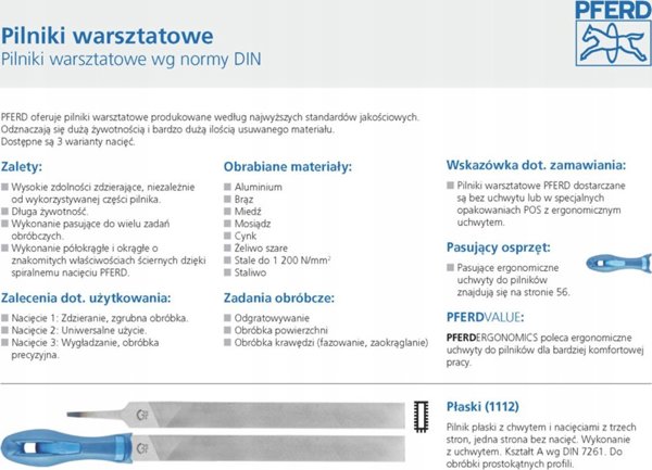 Σετ λίμας Sourcing για κλειδαρά PFERD 531 WRU 200 H1