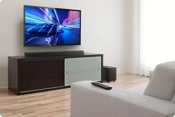 Philips Soundbar Philips TAB5305/12, 2.1 κανάλια, 70 W, 30 W, Ασύρματο, 40 W, Μαύρο 14254149 4895229118522