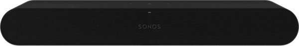 Sonos Ray Ηχομπάρα, Μαύρο Χρώμα, με Οπτική Είσοδο