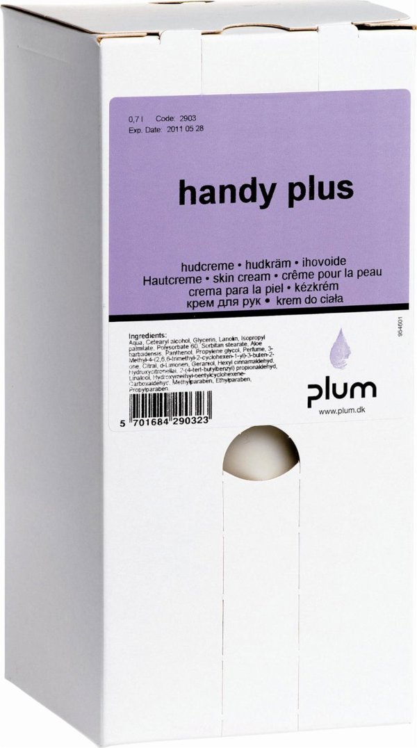 Sourcing Κρέμα χεριών μετά τη δουλειά PLUM Handy Plus 0.7L
