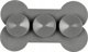 Σιλικόνη LICK PAD Σιλικόνη Κόκκαλο PETROL 29.8CM