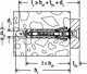Καρφίτσα Sourcing University SX Plus 6x30 mm, με βίδα. 50 τεμ.