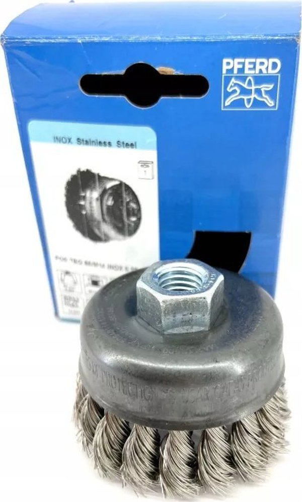 Μεταλλική βούρτσα-κύπελλο O65 PFERD TBG INOX 0.35